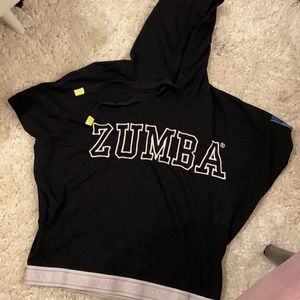 Zumba Fitness Crop Sleeve Hoodie